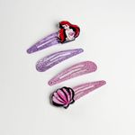 Set 4 accesorii pentru par, Agrafe Princess Ariel fotografia produsului View 2 S