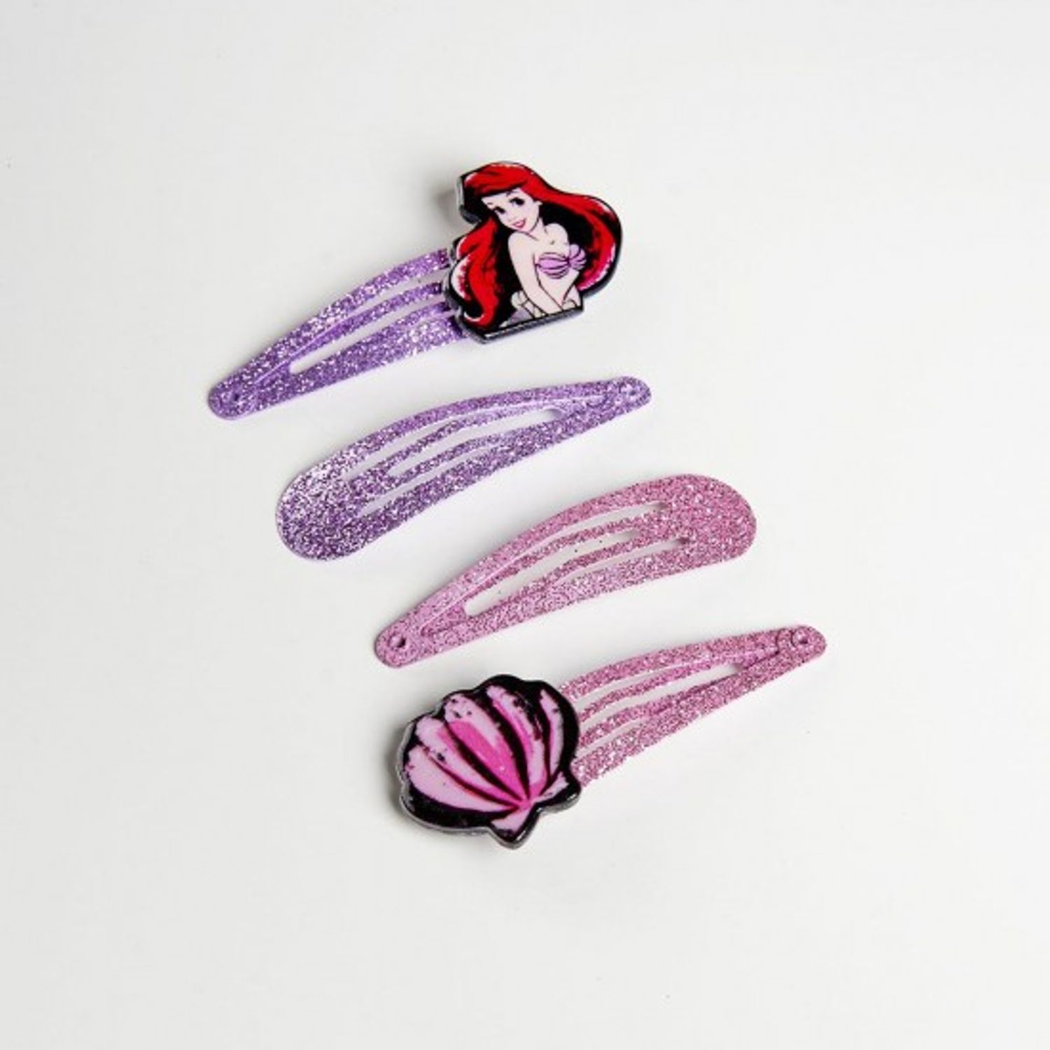 Set 4 accesorii pentru par, Agrafe Princess Ariel fotografia produsului View 2 L