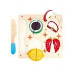 Set 8xaccesorii bucatarie copii, Bigjigs, Lemn, Multicolor, 3+ fotografia produsului View 2 S