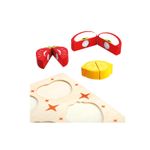 Set 8xaccesorii bucatarie copii, Bigjigs, Lemn, Multicolor, 3+ fotografia produsului View 5 S