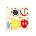 Set 8xaccesorii bucatarie copii, Bigjigs, Lemn, Multicolor, 3+ fotografia produsului