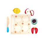 Set 8xaccesorii bucatarie copii, Bigjigs, Lemn, Multicolor, 3+ fotografia produsului View 4 S