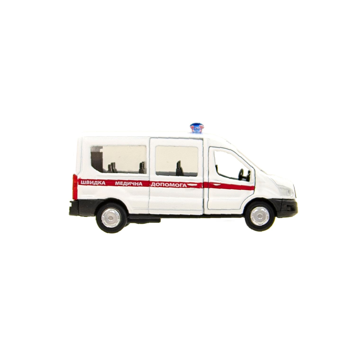 Macheta auto Technopark Ambulanta Ford, 12 cm fotografia produsului View 4 L