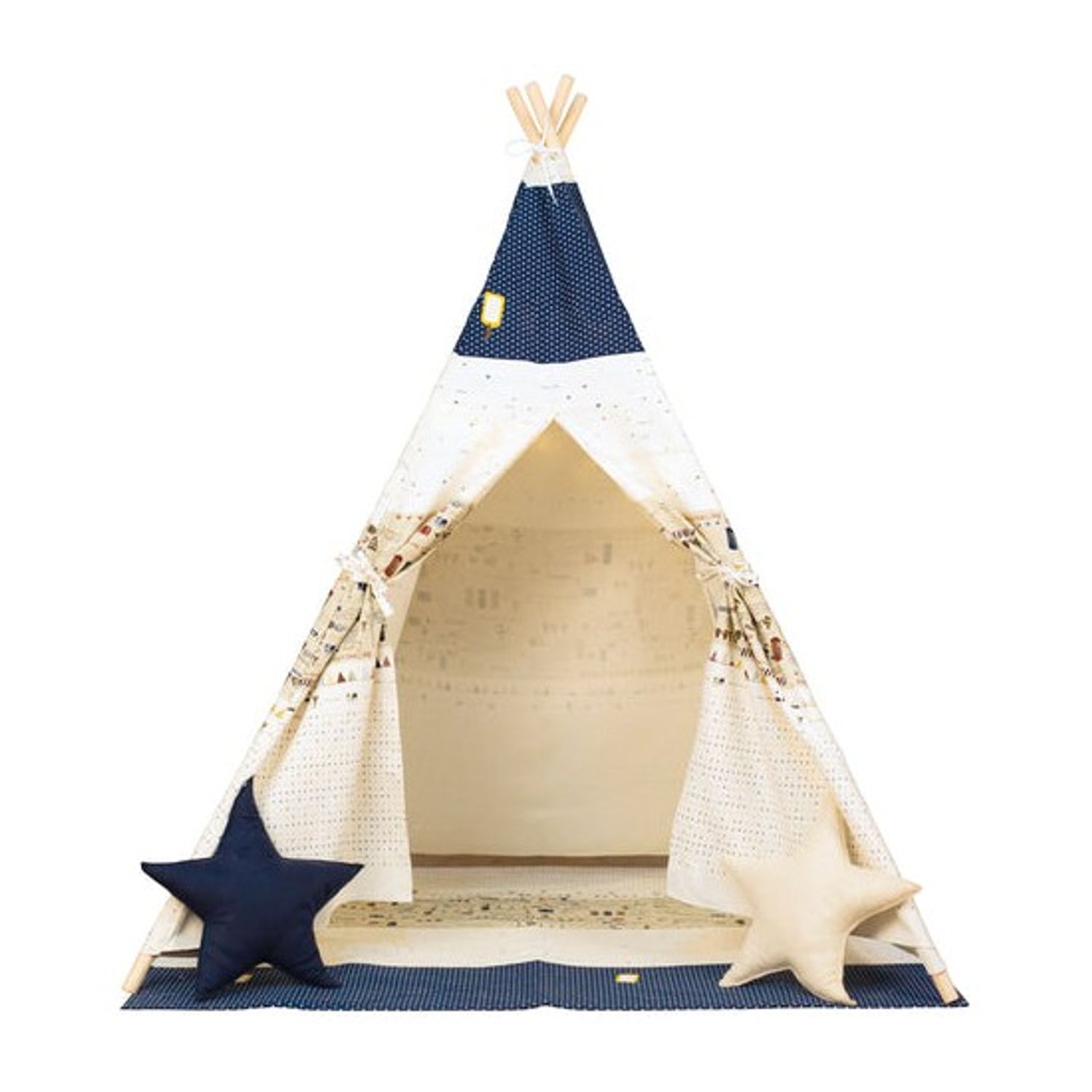 Cort Bino Teepee 150 x 120 x 120 cm fotografia produsului View 2 L