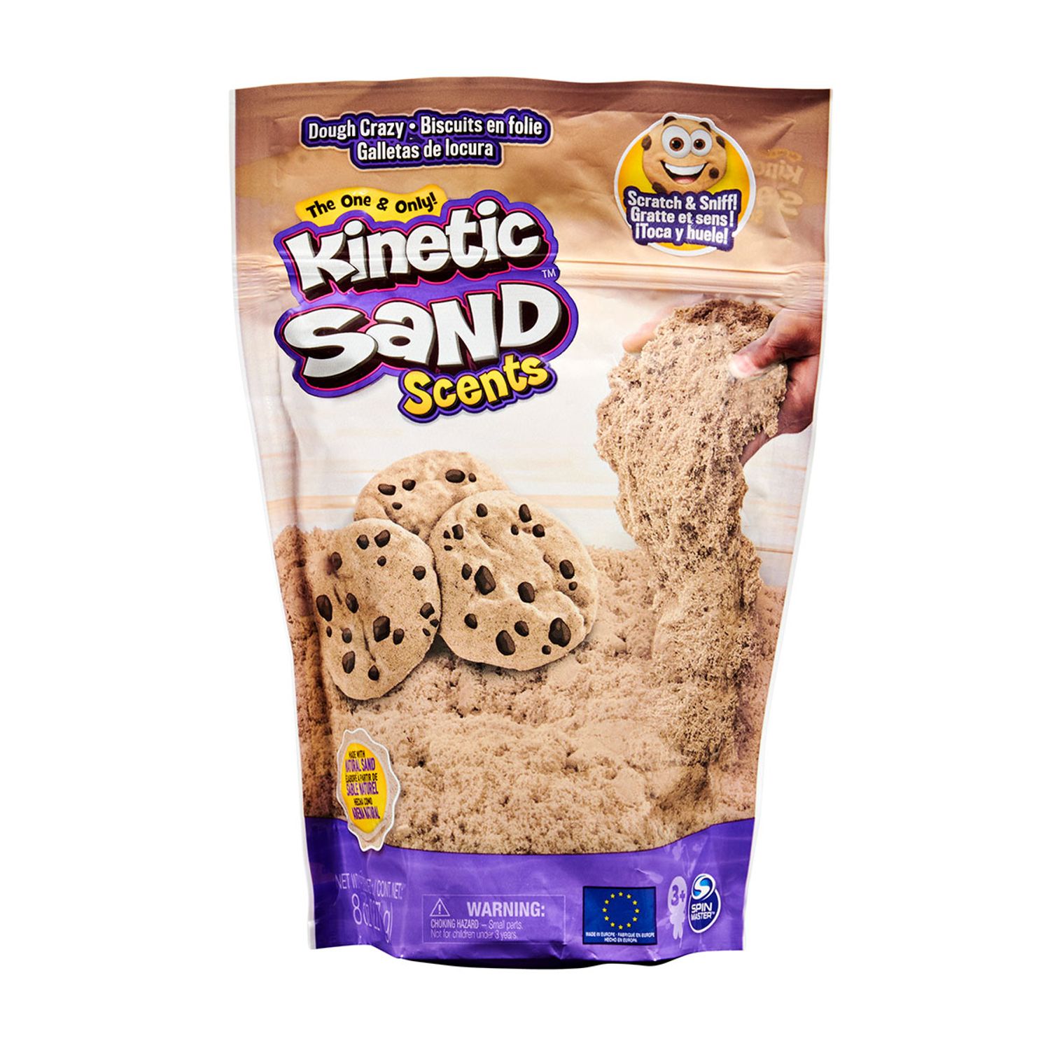 Nisip Kinetic Sand Biscuit Bej 227 g fotografia produsului