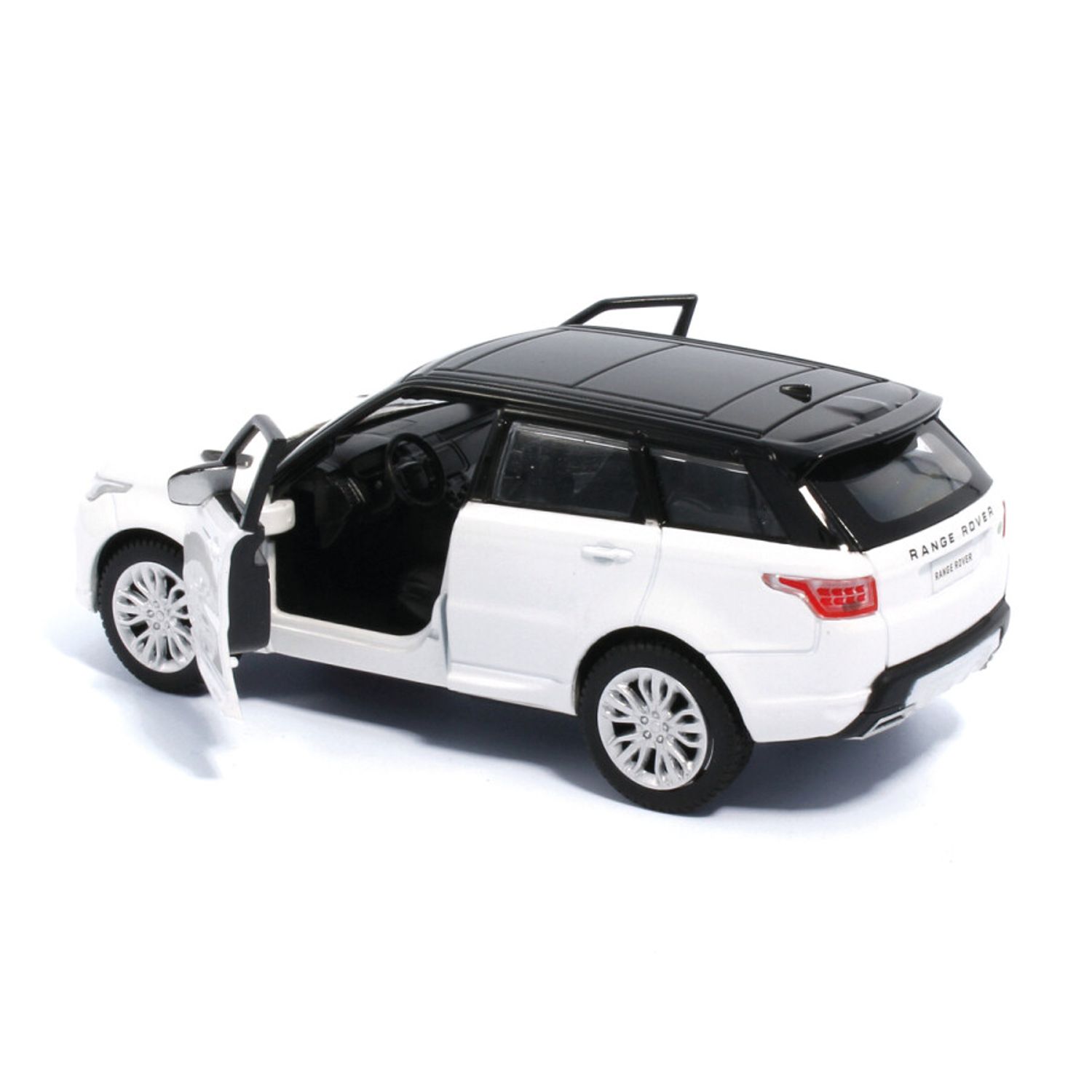 Macheta auto Tayumo Range Rover Sport, 1:36, Fuji White fotografia produsului View 3 L