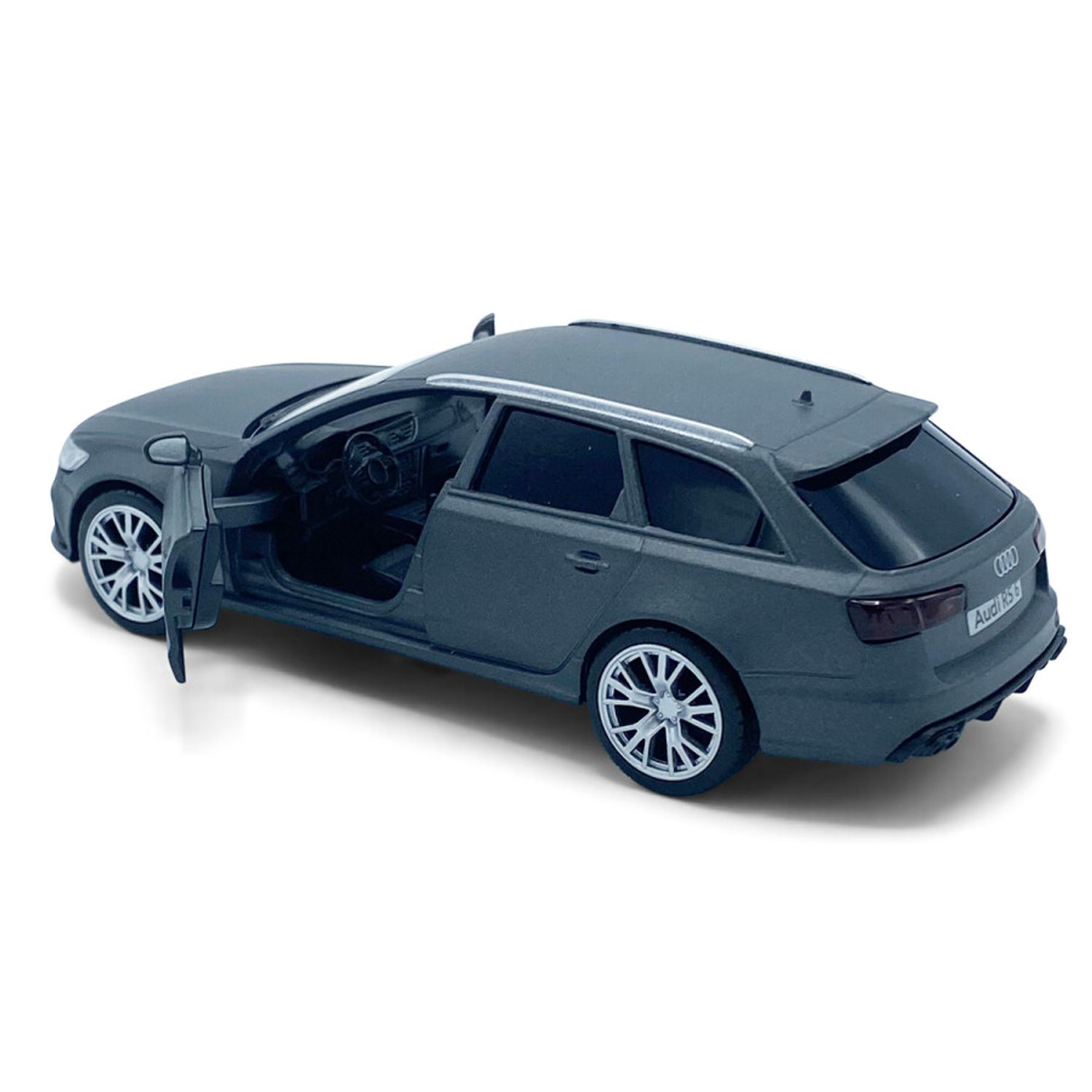 Macheta auto Tayumo Audi RS6, 1:36, Grey fotografia produsului View 3 L