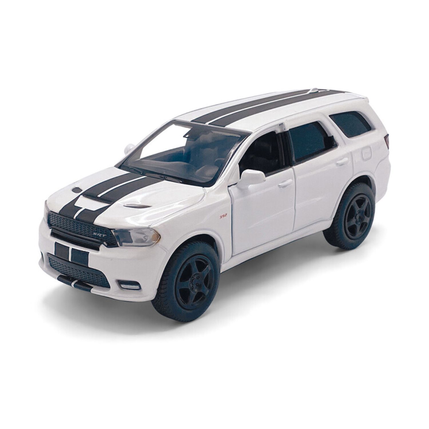 Macheta auto Tayumo Dodge Durango SRT, 1:36, White and Black striping fotografia produsului