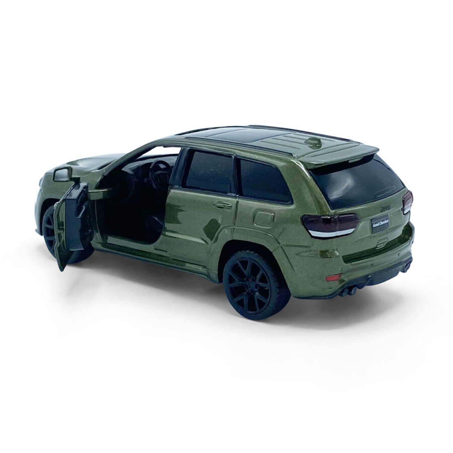 Macheta auto Tayumo Jeep Grand Cherokee Trackhawk, 1:36, Green fotografia produsului View 2 L