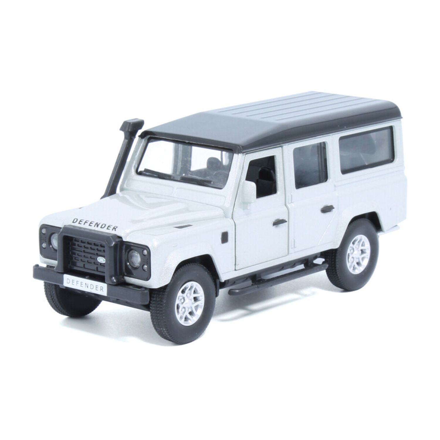 Macheta auto Tayumo Land Rover Defender 110, 1:36,  Indus Silver fotografia produsului