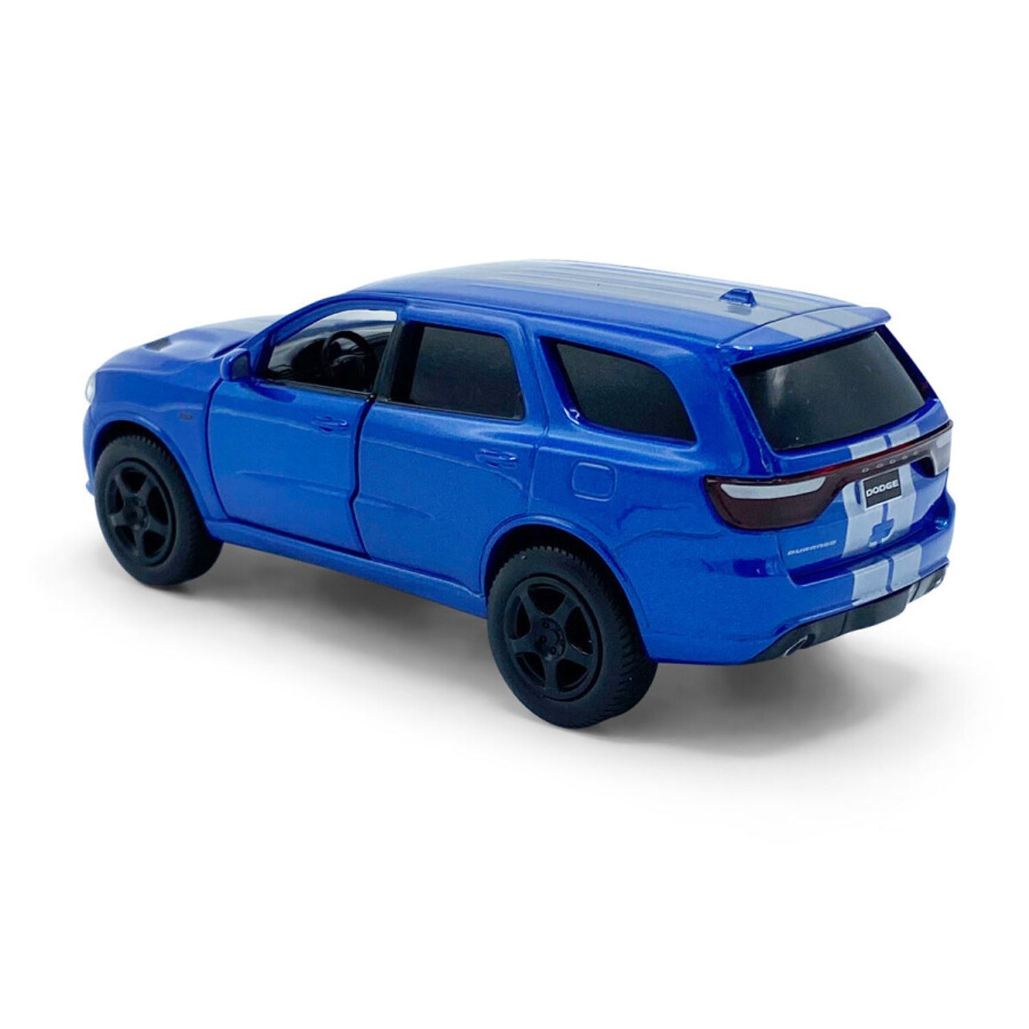 Macheta auto Tayumo Dodge Durango SRT, 1:36, Blue and Silver striping fotografia produsului View 2 L