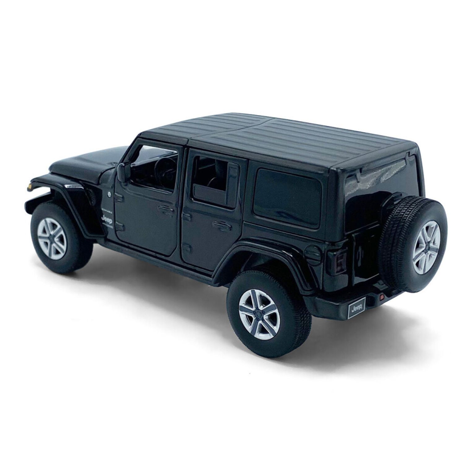 Macheta auto Tayumo Jeep Wrangler Sahara, 1:32, Black fotografia produsului View 3 L