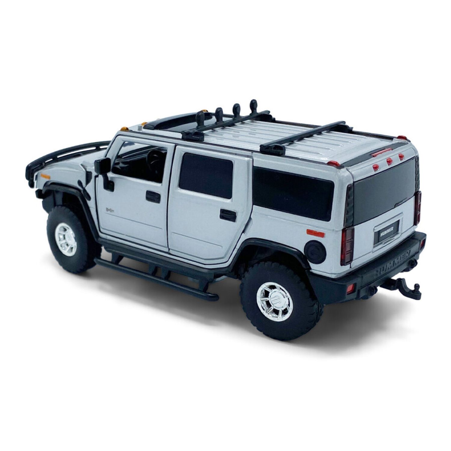 Macheta auto Tayumo Hummer H2, 1:32, Silver fotografia produsului View 2 L