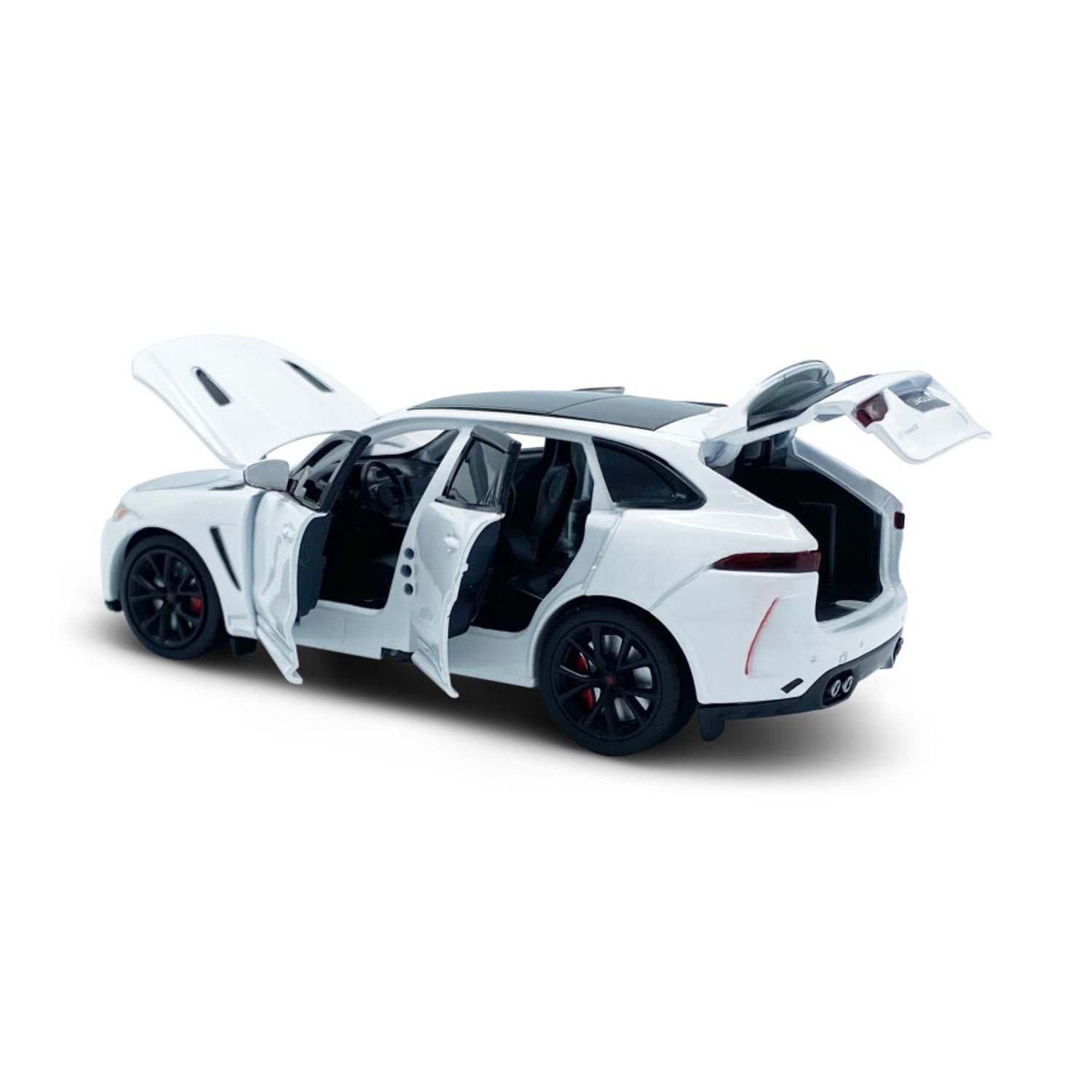 Macheta auto Tayumo Jaquar F&minus;Pace, 1:32, White fotografia produsului View 3 L