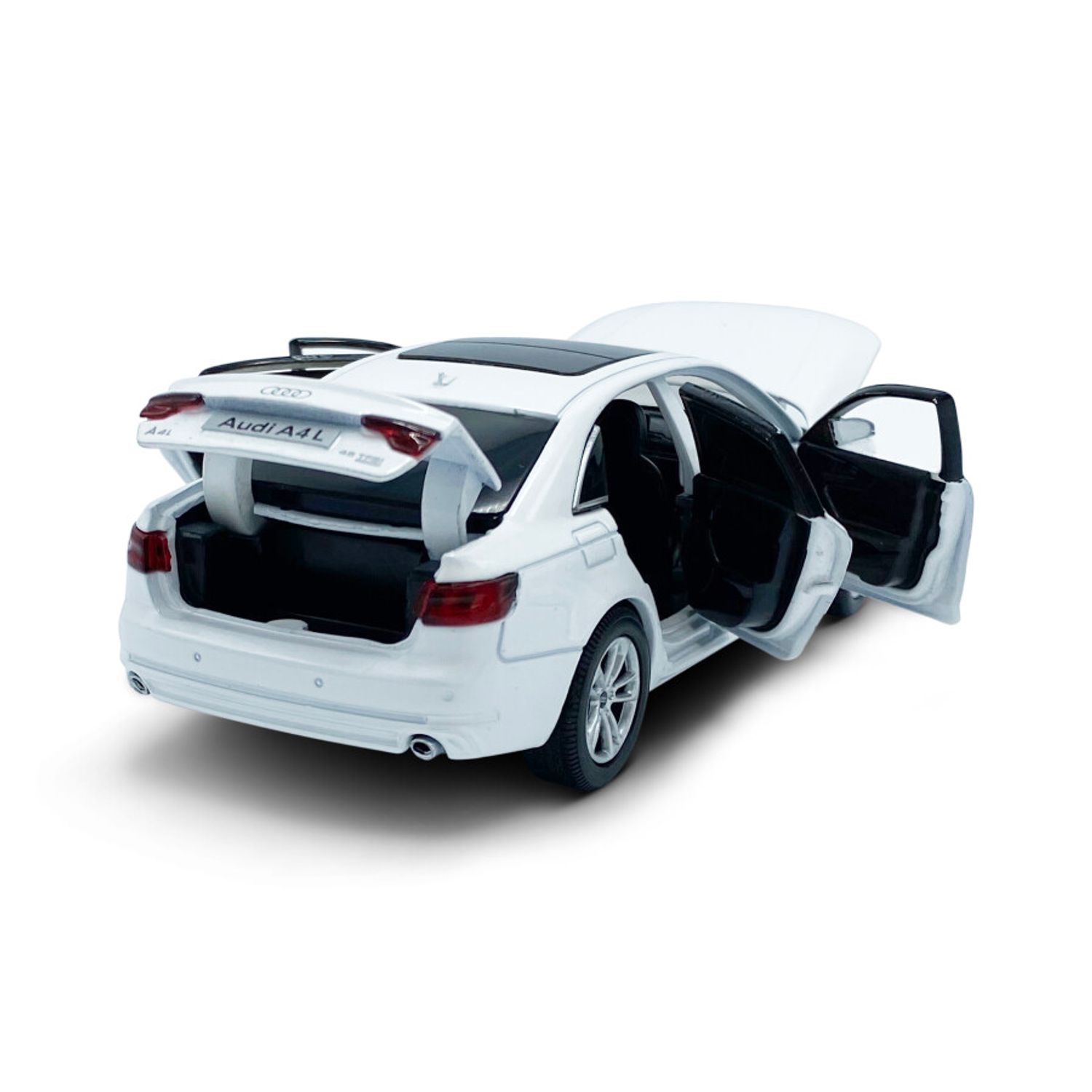 Macheta auto Tayumo Audi A4, 1:32, White fotografia produsului View 3 L