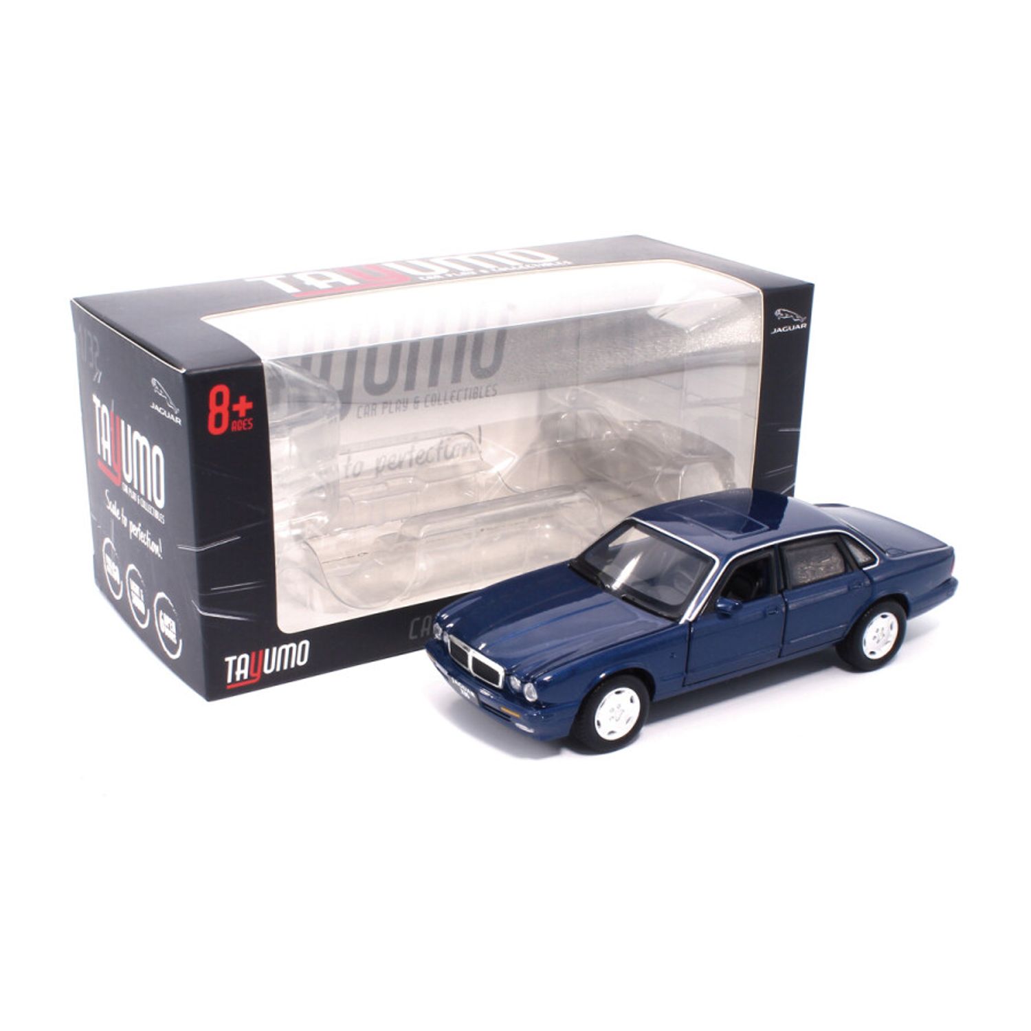 Macheta auto Tayumo Jaguar XJ6, 1:32, Blue fotografia produsului View 3 L