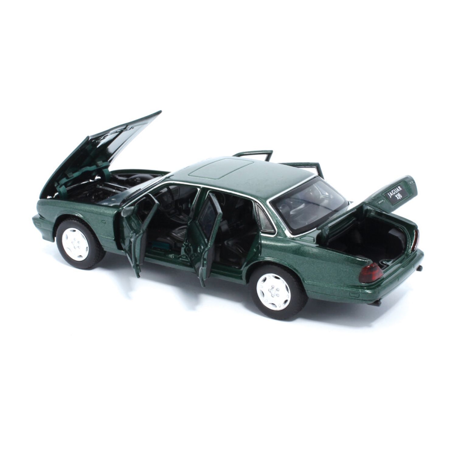 Macheta auto Tayumo Jaguar XJ6, 1:32, Green fotografia produsului View 3 L
