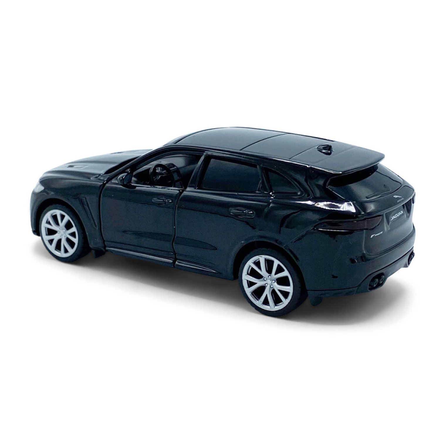 Macheta auto Tayumo Jaguar F&minus;Pace, 1:36, Black fotografia produsului View 3 L