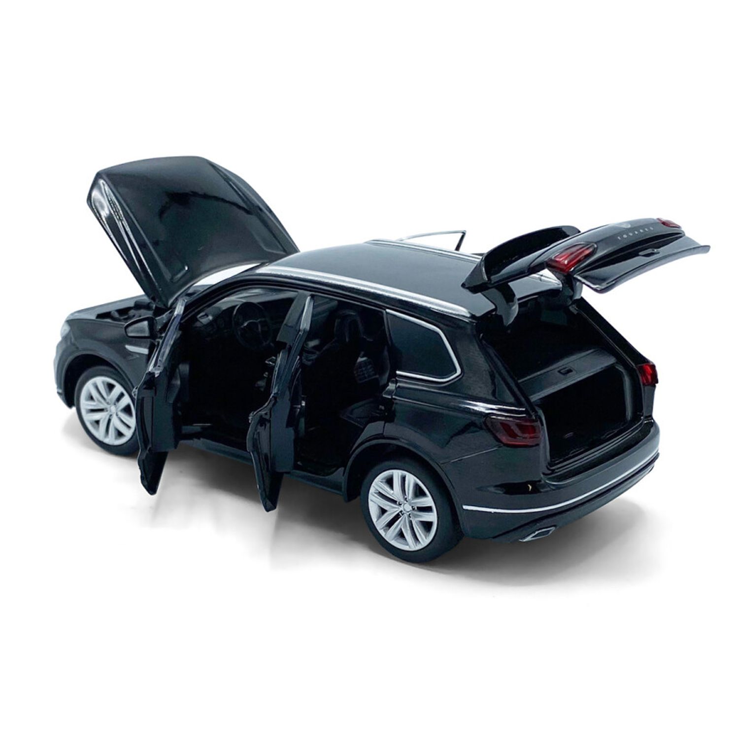 Macheta auto Tayumo VW Touareg, 1:32, Black fotografia produsului View 3 L
