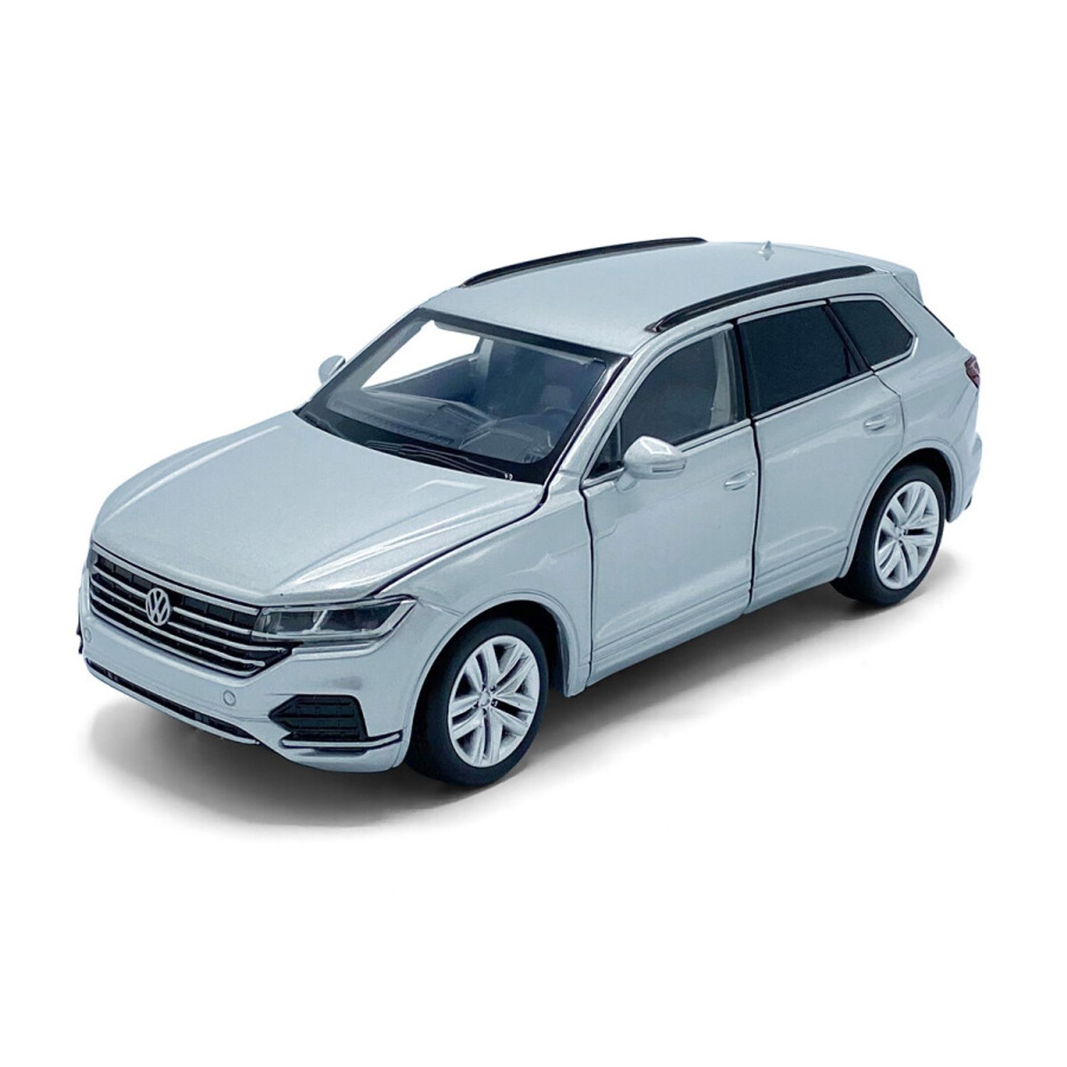 Macheta auto Tayumo VW Touareg, 1:32, Silver fotografia produsului