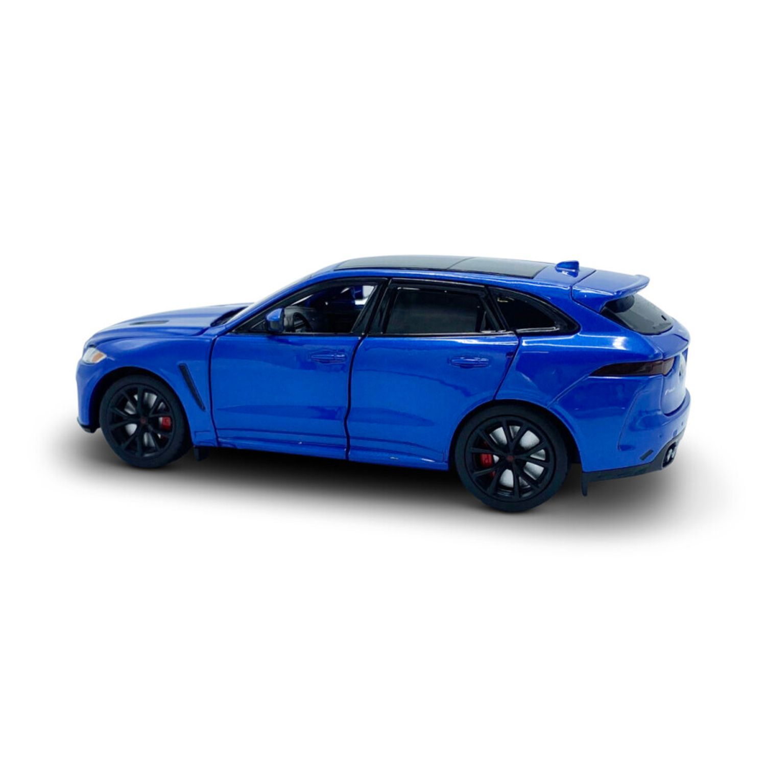 Macheta auto Tayumo Jaquar F&minus;Pace, 1:32, Blue fotografia produsului View 2 L