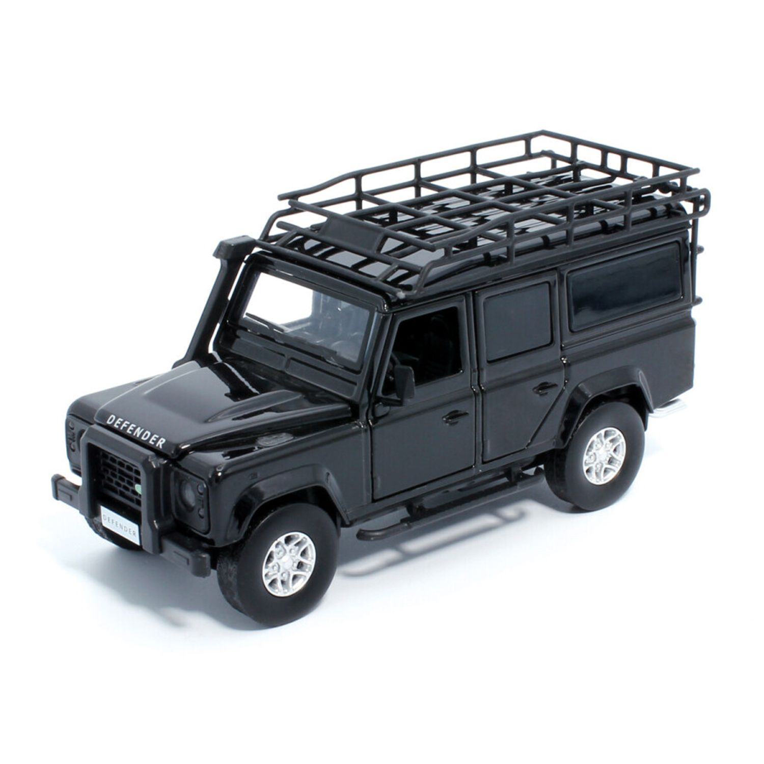 Macheta auto Tayumo Land Rover Defender 110, 1:32, Black fotografia produsului