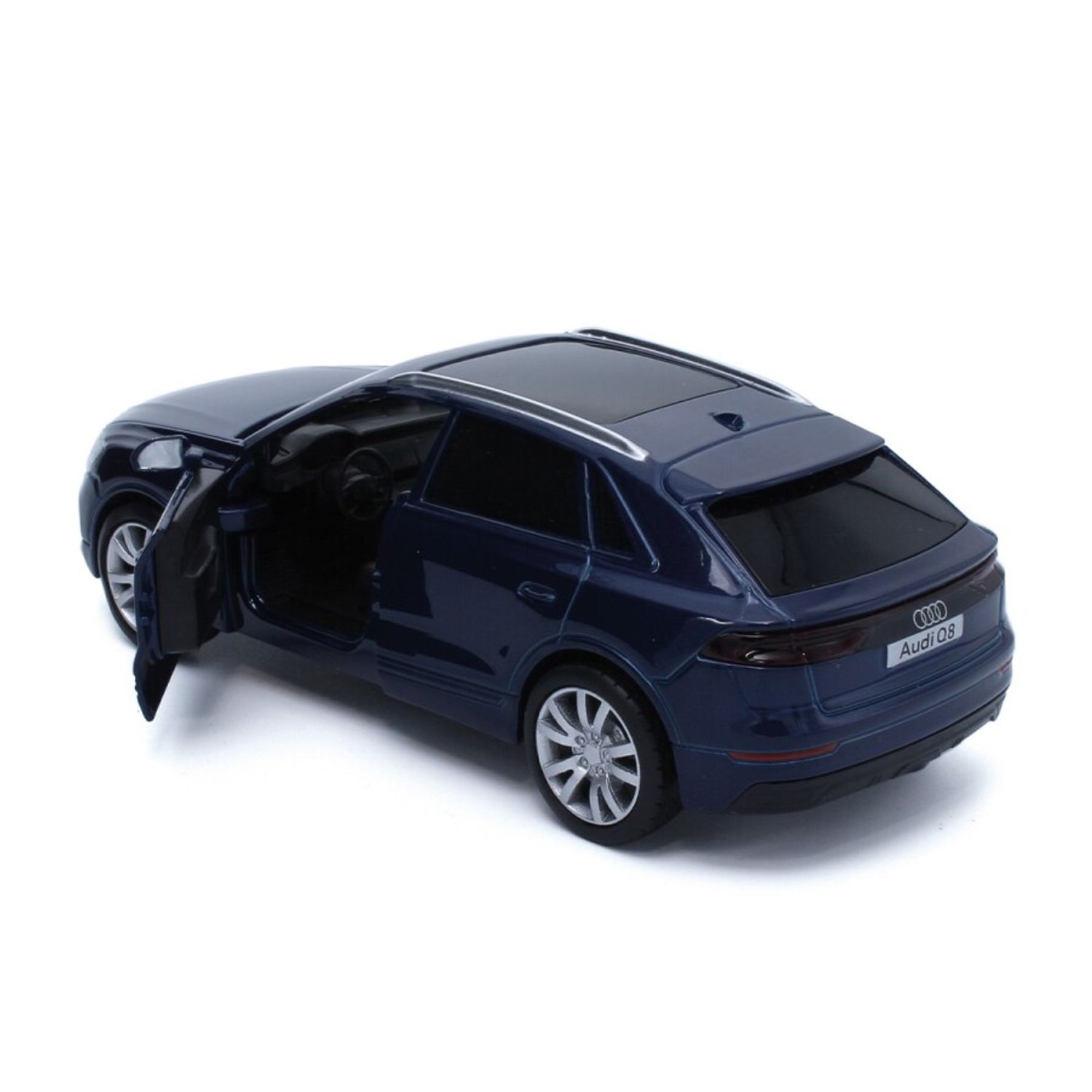 Macheta auto Tayumo Audi Q8, 1:36, Blue fotografia produsului View 2 L
