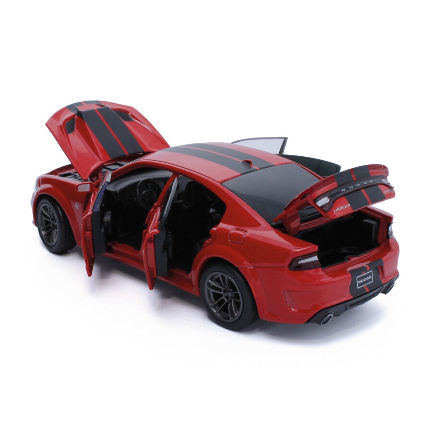 Macheta auto Tayumo Dodge Charger, 1:32, Red fotografia produsului View 2 L