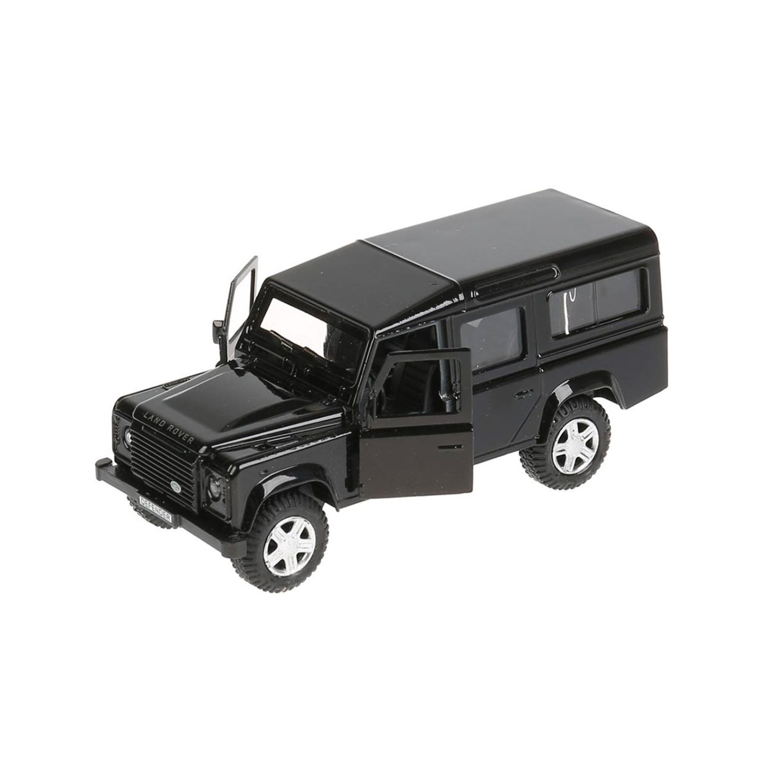 Masina Model Technopark Land Rover Defender 1:32, negru fotografia produsului View 2 L