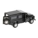 Masina Model Technopark Land Rover Defender 1:32, negru fotografia produsului View 5 S