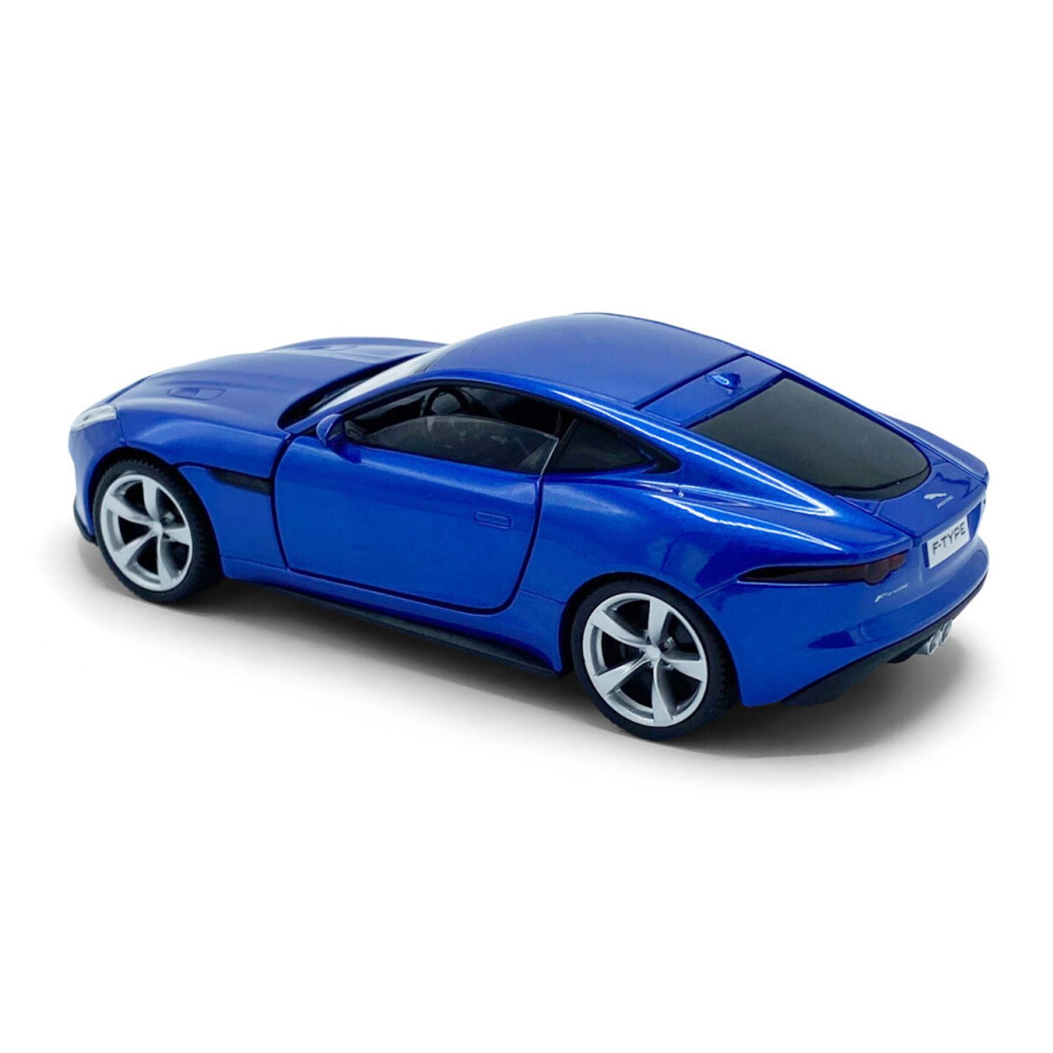 Macheta auto Jaquar F&minus;Type, 1:32, Blue fotografia produsului View 3 L