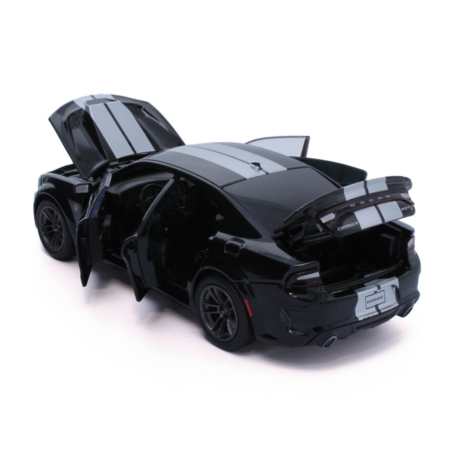 Macheta auto Tayumo Dodge Charger, 1:32, Black fotografia produsului View 2 L