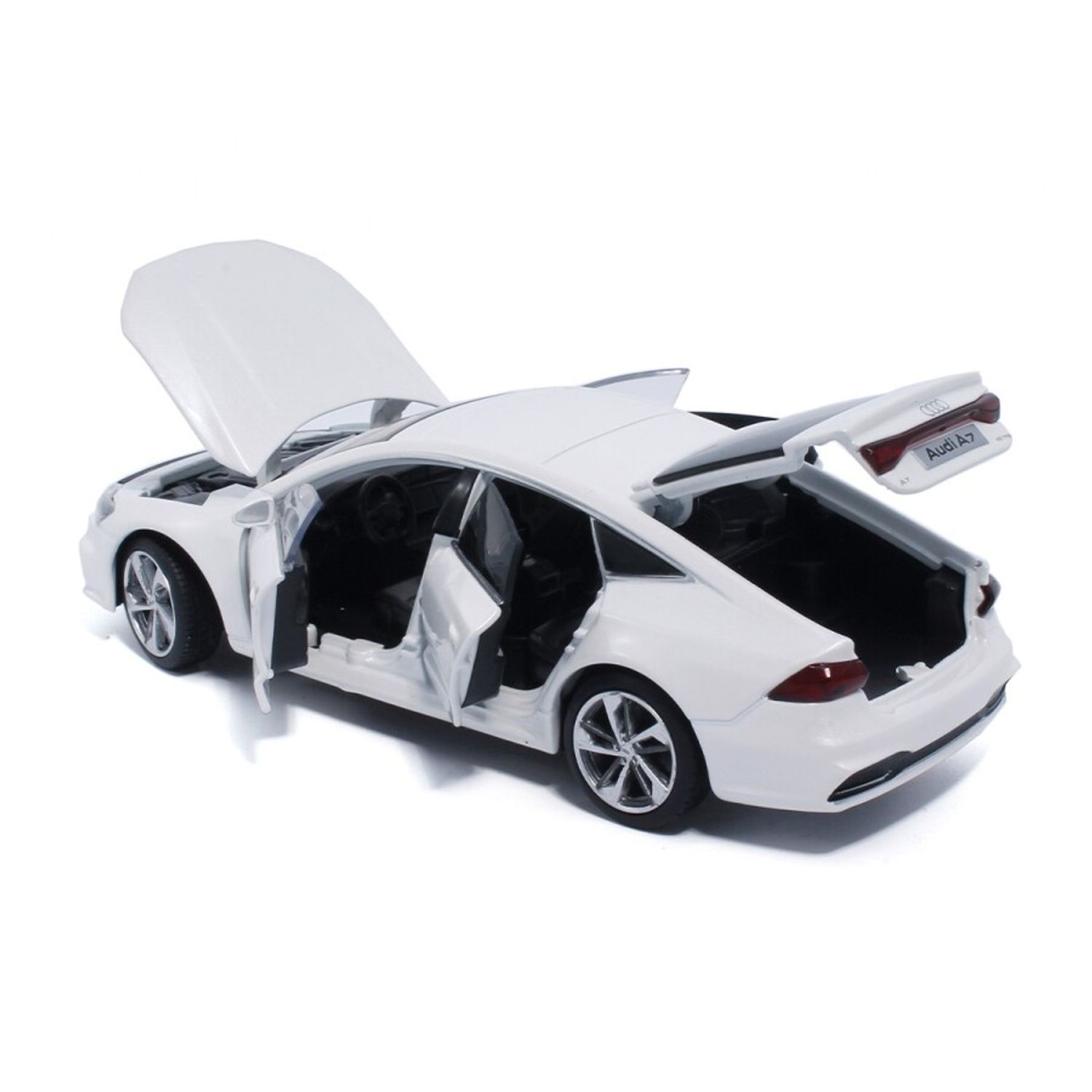 Macheta auto Tayumo Audi A7, 1:32, White fotografia produsului View 2 L