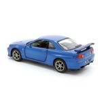 Macheta auto Tayumo Nissan GT&minus;R34 V&minus;Spec II,  1:36, Blue fotografia produsului View 2 S