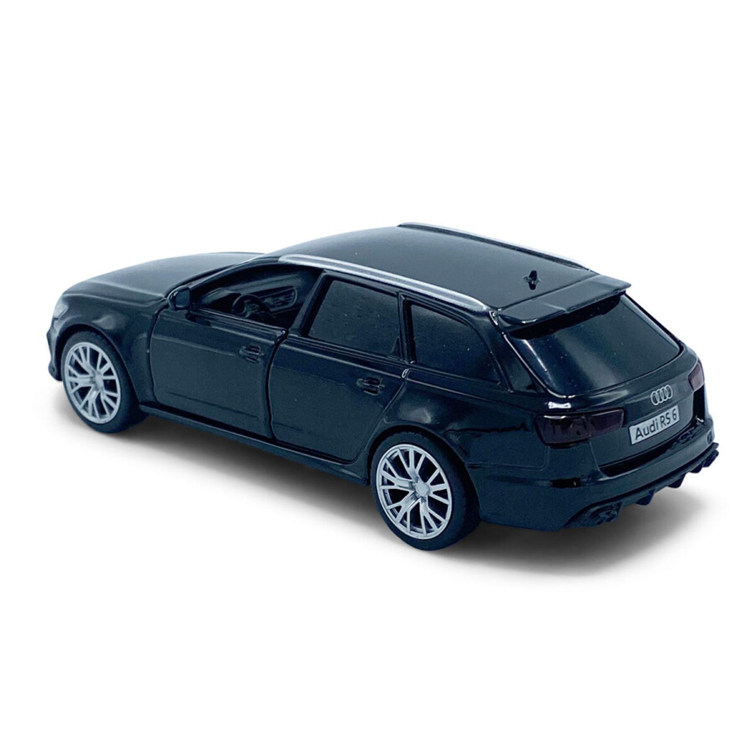 Macheta auto Tayumo Audi RS6, 1:36, Black fotografia produsului View 2 L