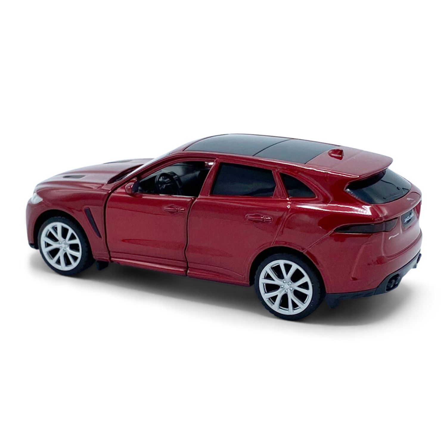 Macheta auto Tayumo Jaguar F&minus;Pace, 1:36, Red fotografia produsului View 2 L