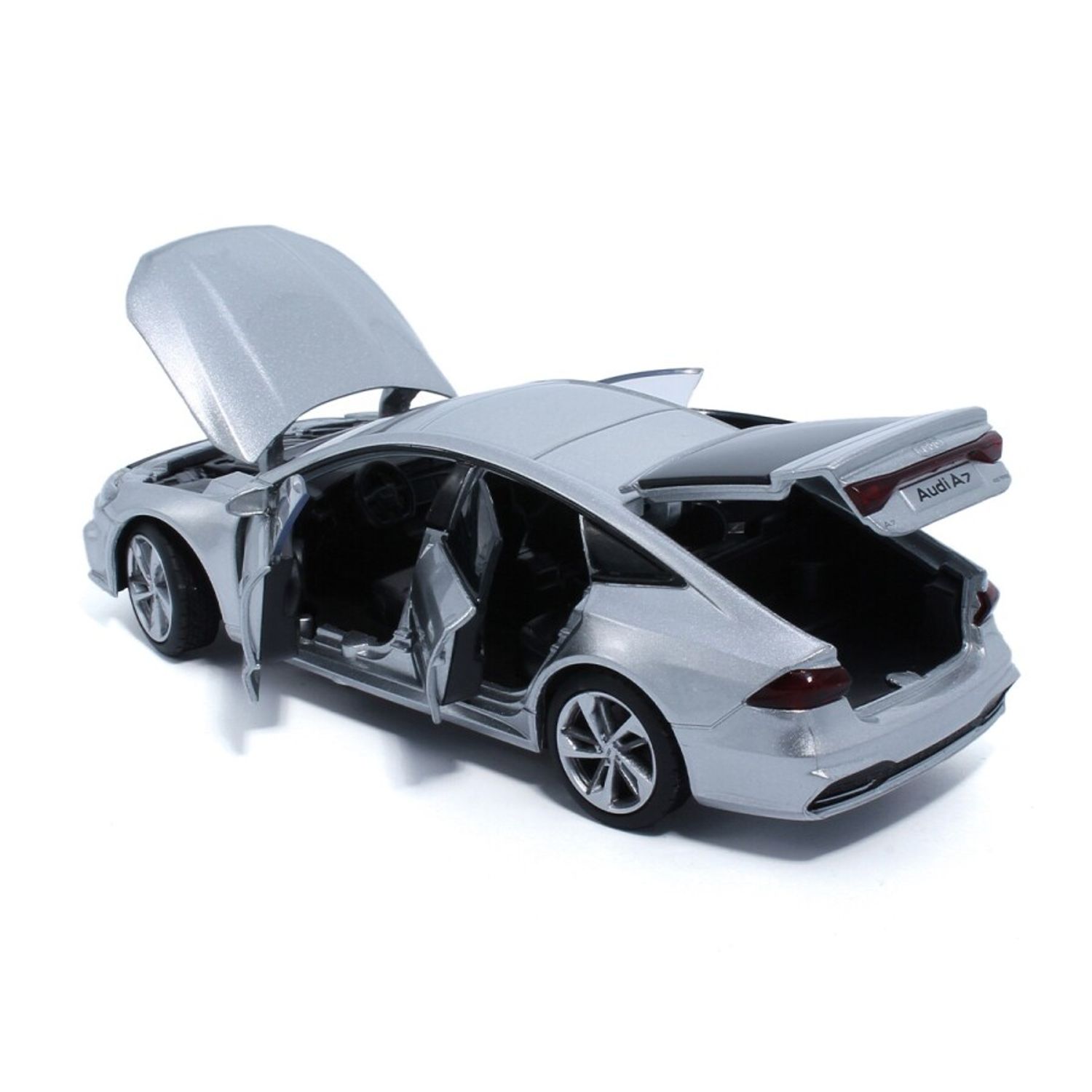 Macheta auto Tayumo Audi A7, 1:32, Silver fotografia produsului View 3 L