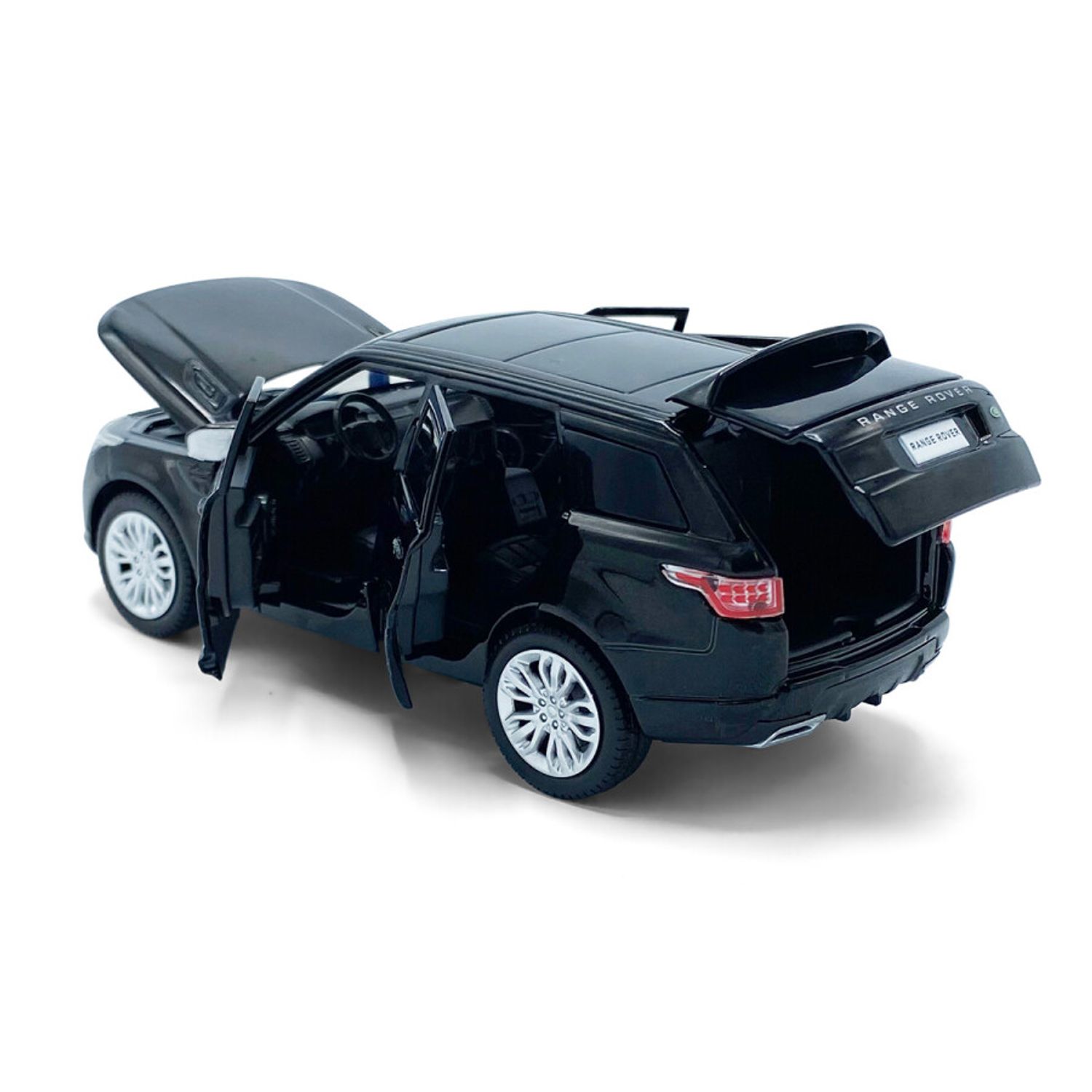 Macheta auto Tayumo Range Rover Sport, 1:32, Black fotografia produsului View 3 L