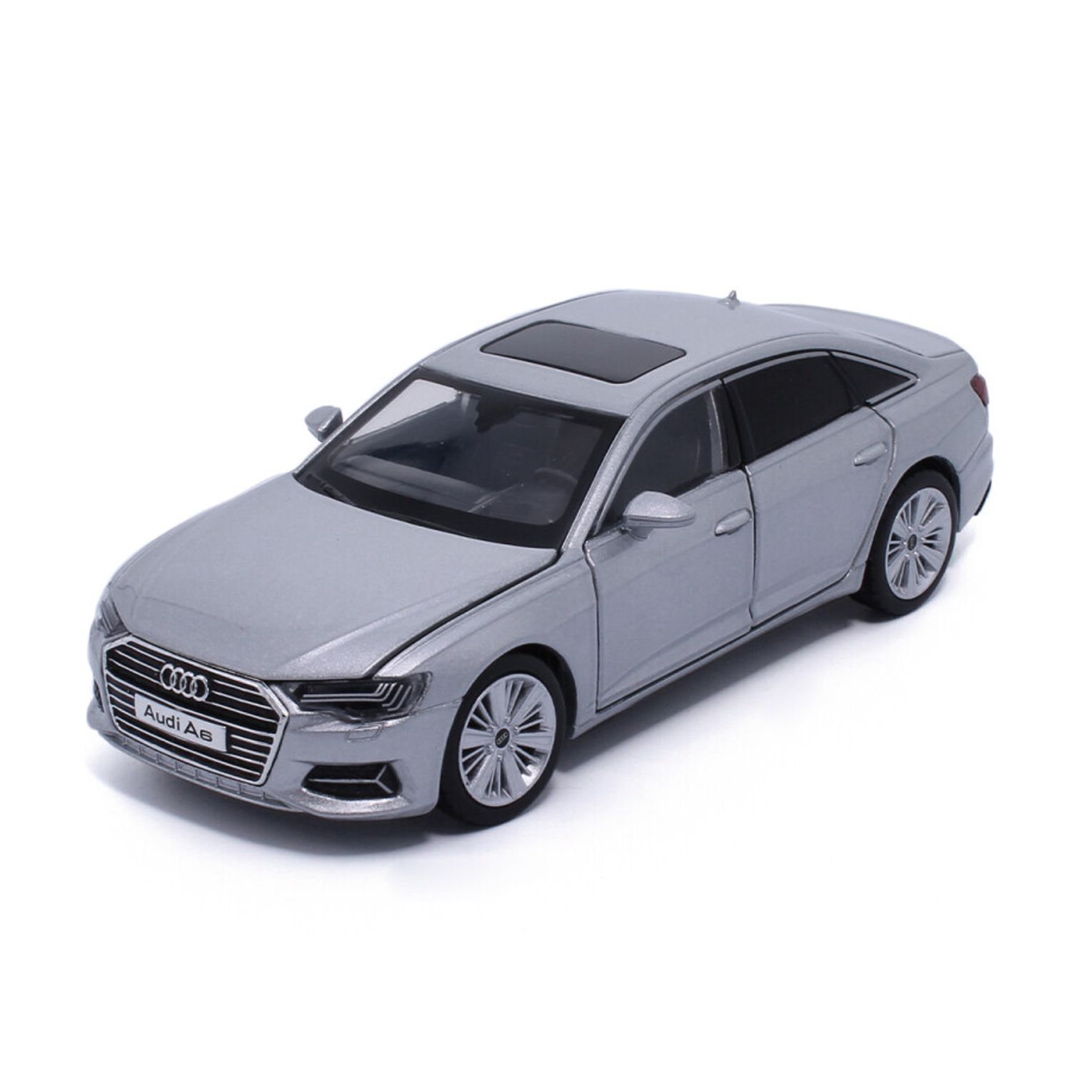 Macheta auto Tayumo Audi A6, 1:32, Silver fotografia produsului