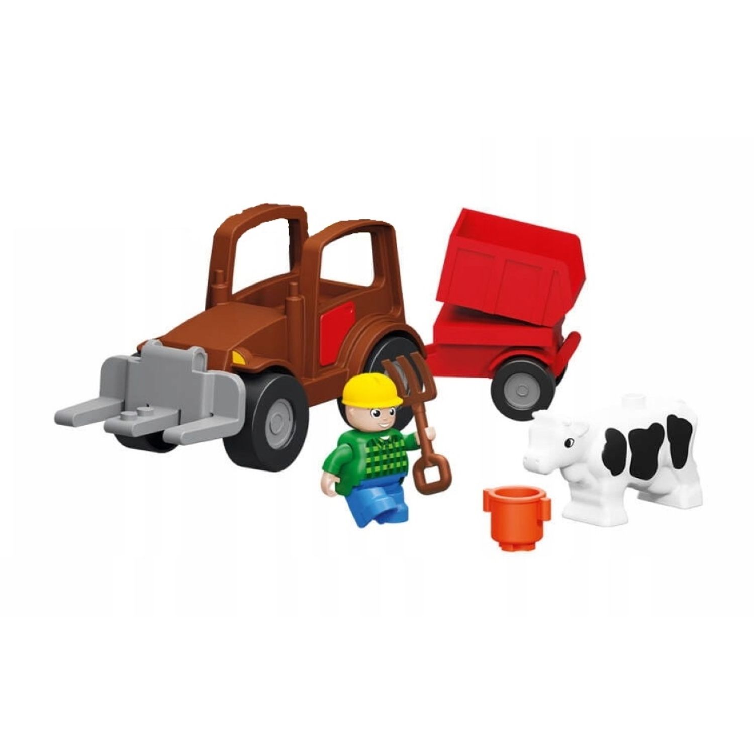 Set blocuri constructie Aventura la Ferma Blocki Mubi  11 elemente fotografia produsului