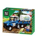 Set de constructie Tractor cu rezervor ingrasaminte Blocki MyFarm Tractor with fertilizer tank fotografia produsului