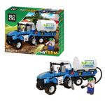 Set de constructie Tractor cu rezervor ingrasaminte Blocki MyFarm Tractor with fertilizer tank fotografia produsului View 2 S