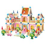 Set de construit din lemn, Castel mare, 268 piese fotografia produsului