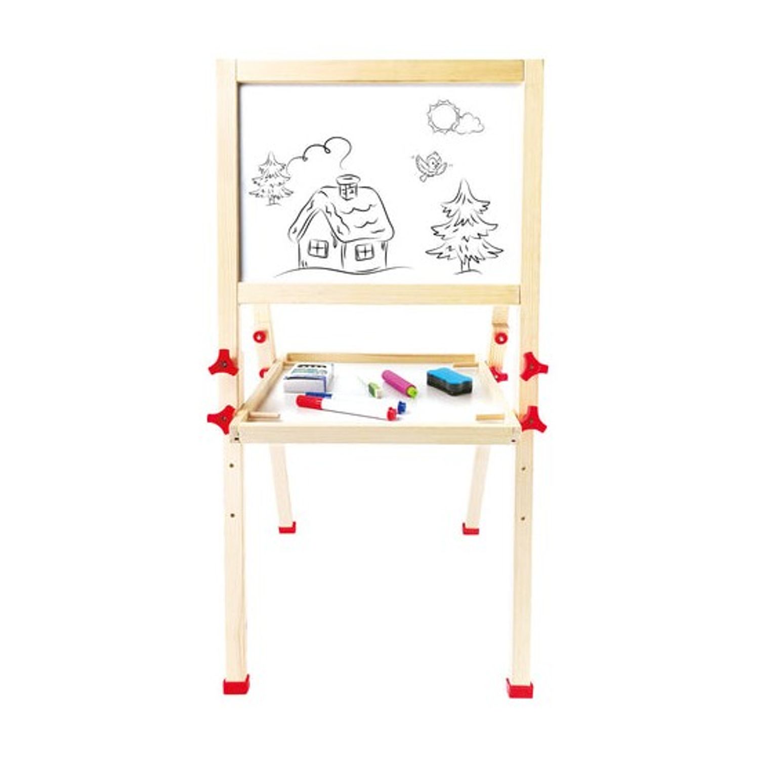 Tabla Bino Magnetica cu Picioare Reglabile 2 in 1 fotografia produsului View 3 L