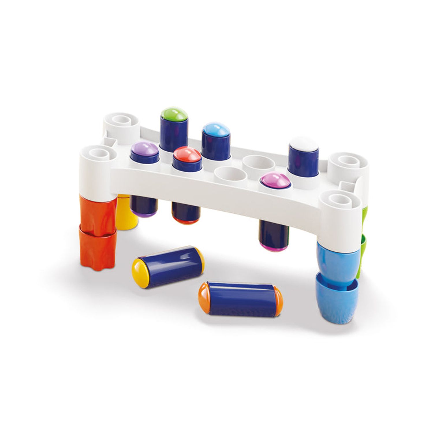 Joc copii Ciocanul Peggy, Quercetti, Plastic/Lemn, Multicolor fotografia produsului View 3 L
