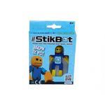 Figurina robot cu ventuze Stikbot albastru&minus;galben fotografia produsului View 2 S