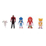 Set 5 figurine eroi Sonic The  Hedgehog 2, dimensiune 6 cm fotografia produsului