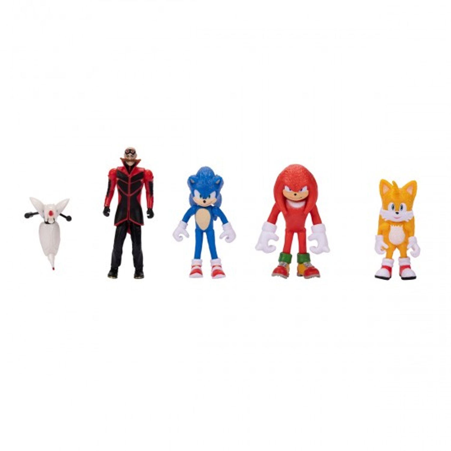 Set 5 figurine eroi Sonic The  Hedgehog 2, dimensiune 6 cm fotografia produsului