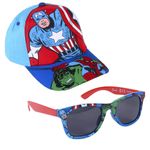 Set Sapca si Ochelari de soare cu protectie UV Avengers Hulk fotografia produsului View 2 S