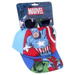 Set Sapca si Ochelari de soare cu protectie UV Avengers Hulk fotografia produsului